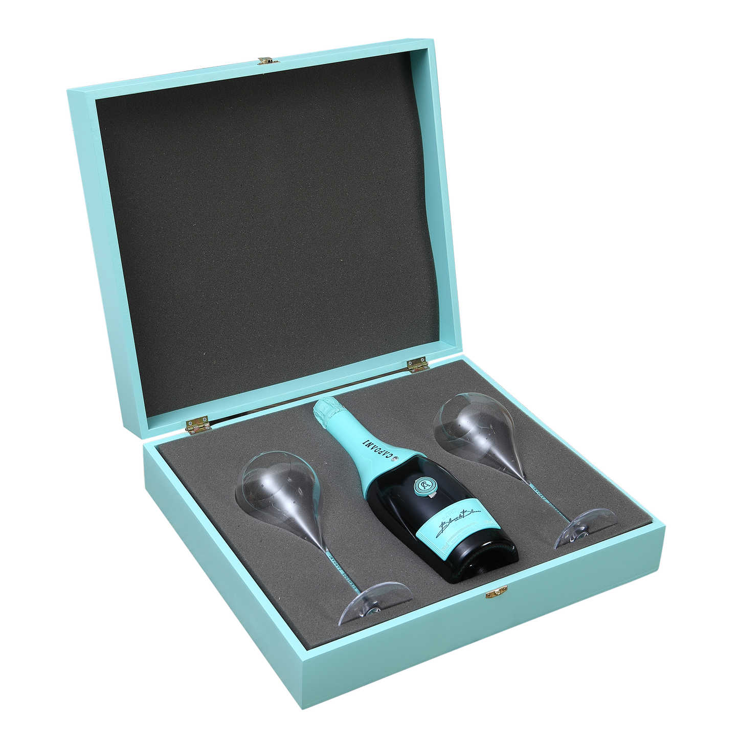 Caixa Madeira Espumante com Blanc de Blanc Brut 2021