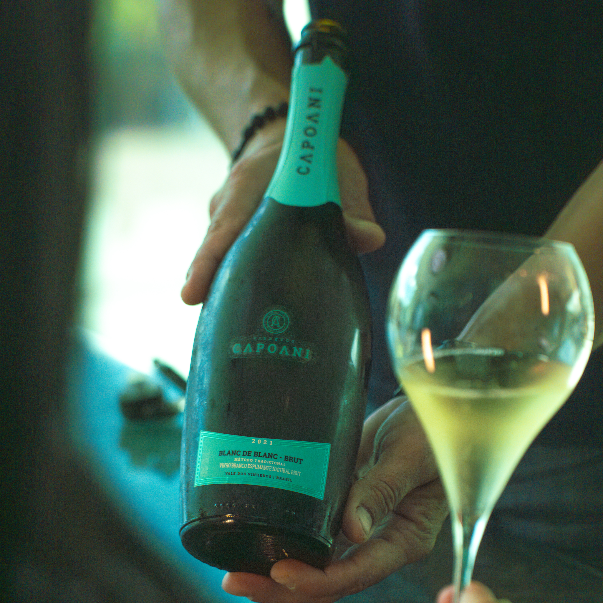 Espumante Capoani Blanc de Blanc Brut 2021 - Método Tradicional