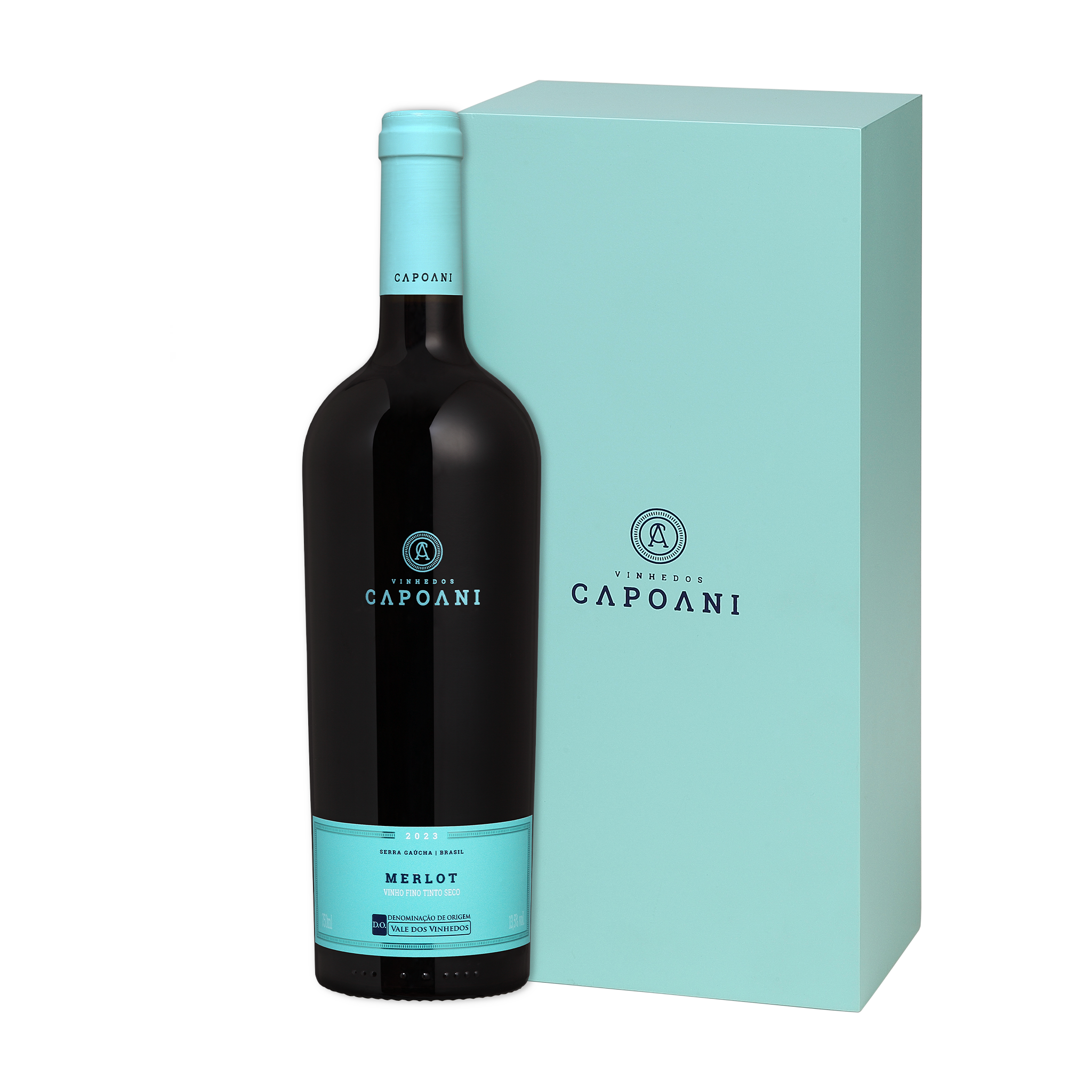 Merlot D.O + Caixa de madeira