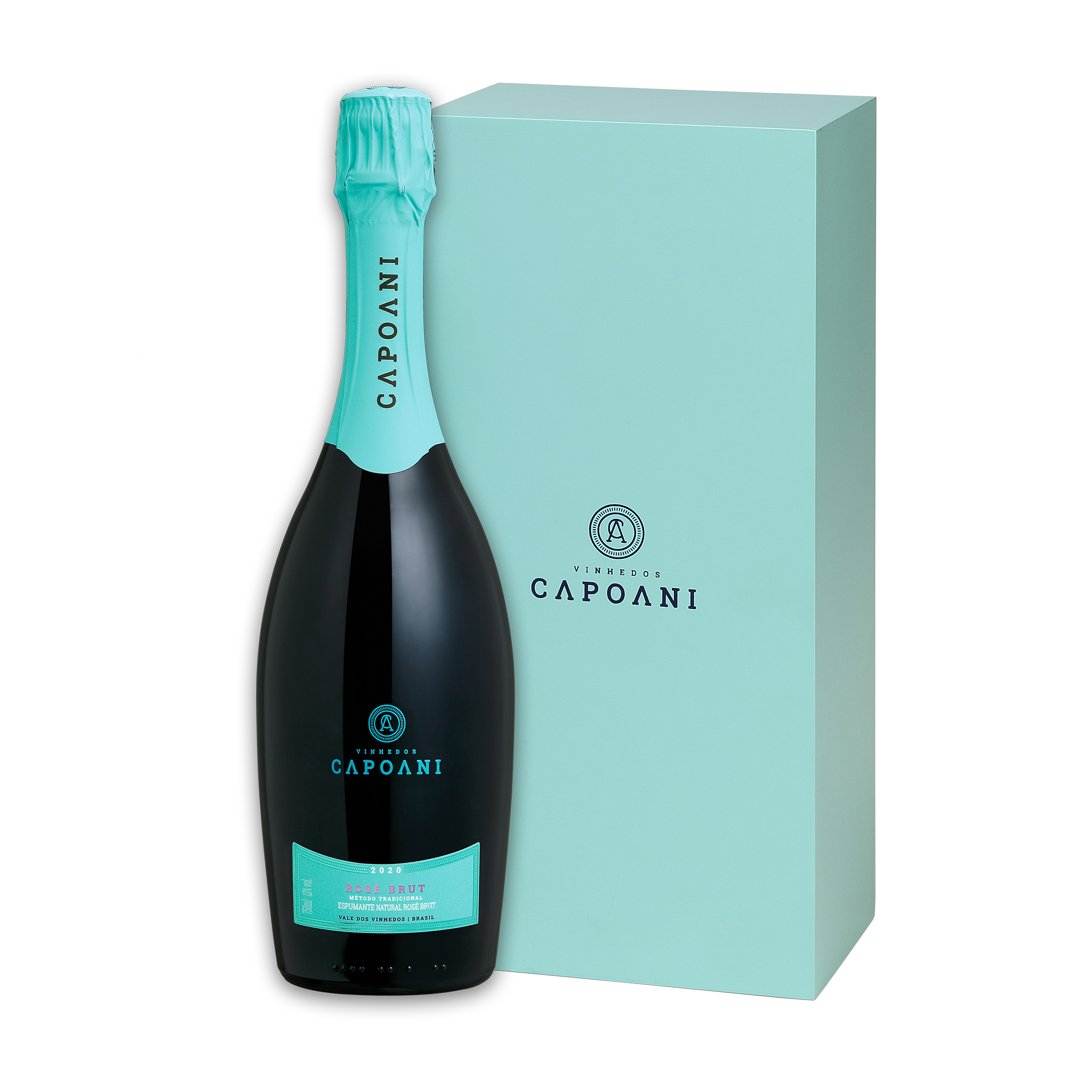 Espumante Rosé Brut + Caixa de madeira